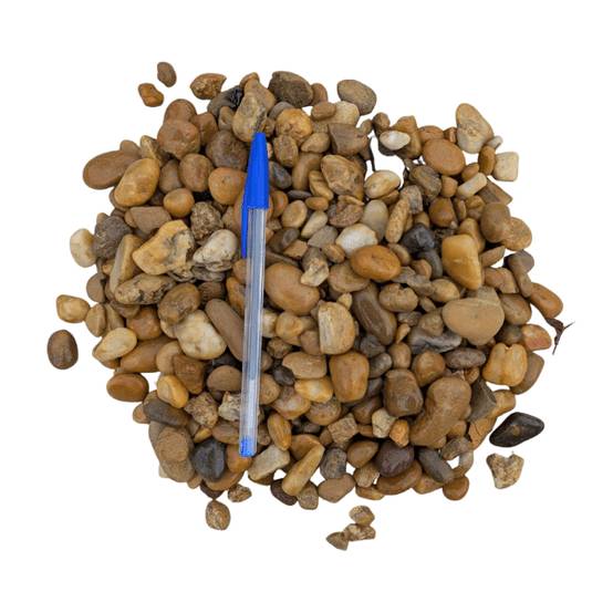 Galet jaune 10/16 mm – Lot 15 sacs +/- 25 kg - Image 2