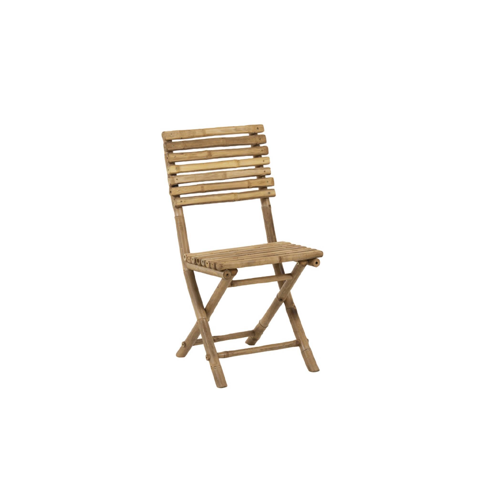 Autre - Chaises de jardin pliables en bambou (lot de 2) - NARA - Imagen 5