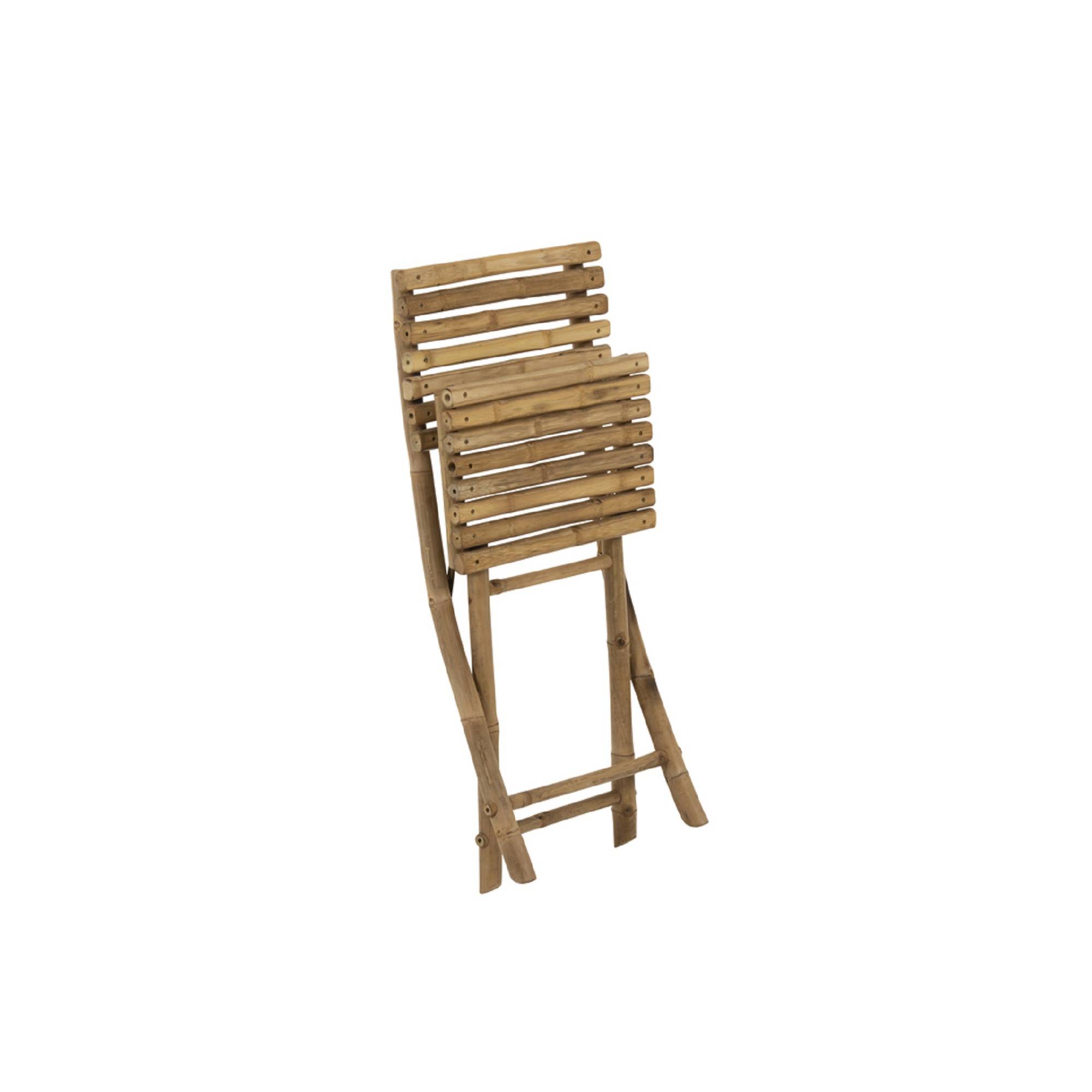 Autre - Chaises de jardin pliables en bambou (lot de 2) - NARA - Imagen 9