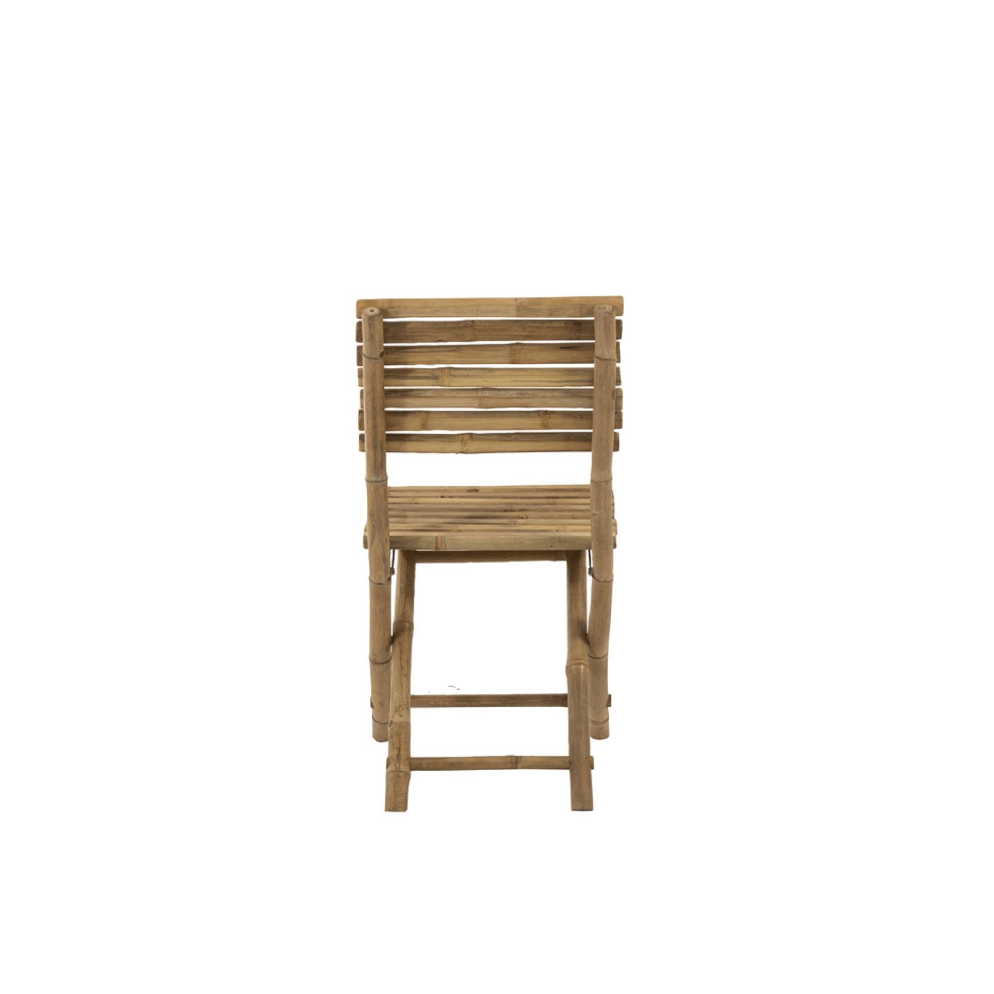 Autre - Chaises de jardin pliables en bambou (lot de 2) - NARA - Imagen 8