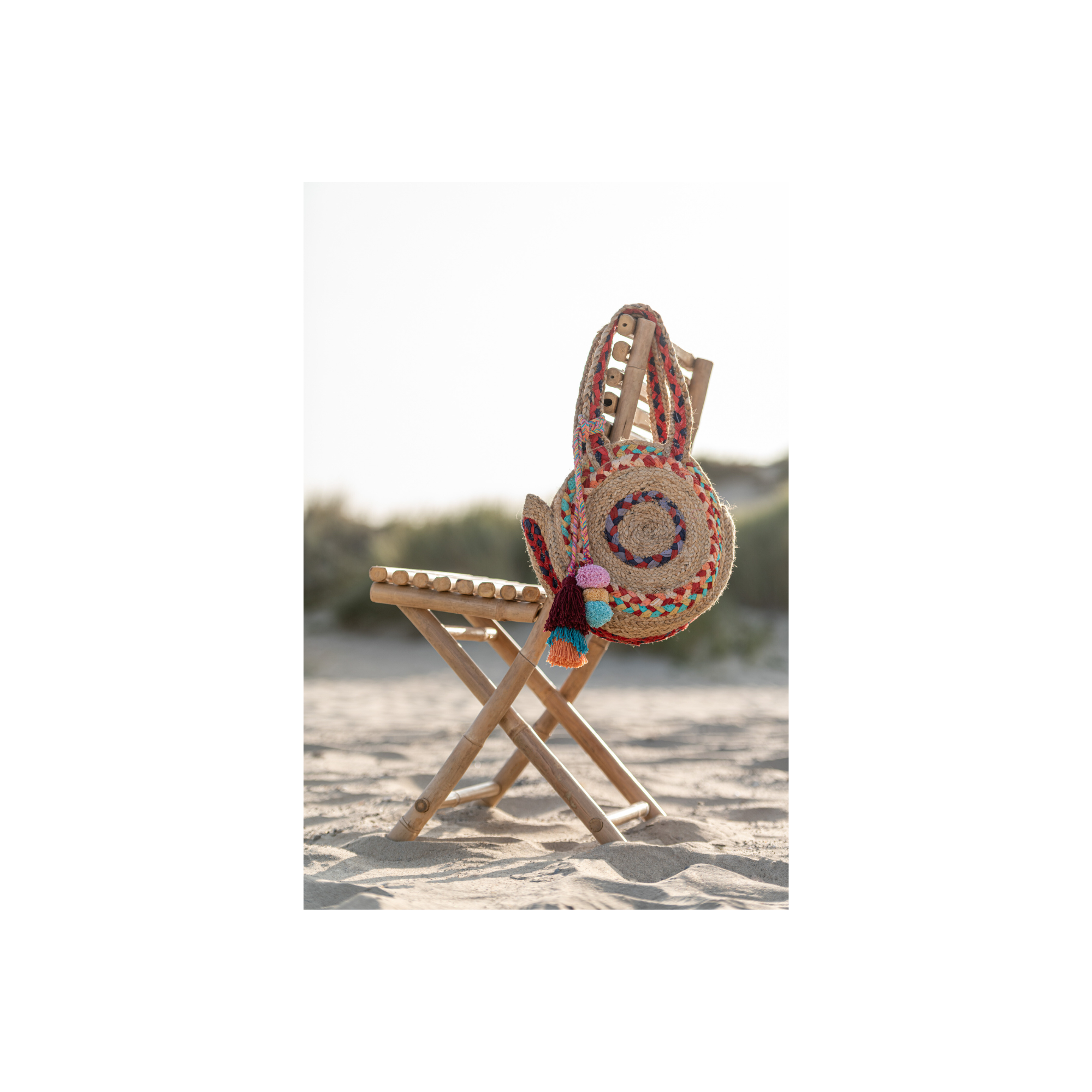 Autre - Chaises de jardin pliables en bambou (lot de 2) - NARA - Imagen 3