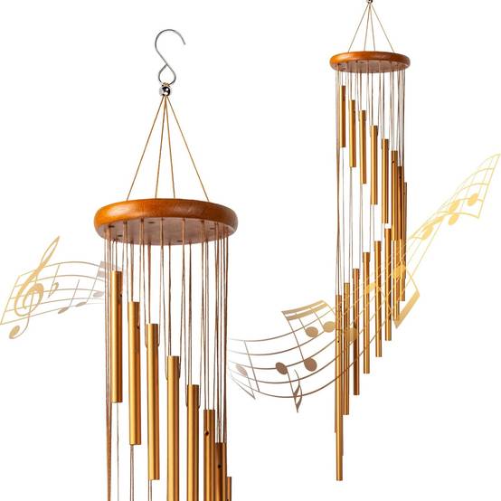 Carillon Classique or 36.6 pouces - IntiMeg - Image 1
