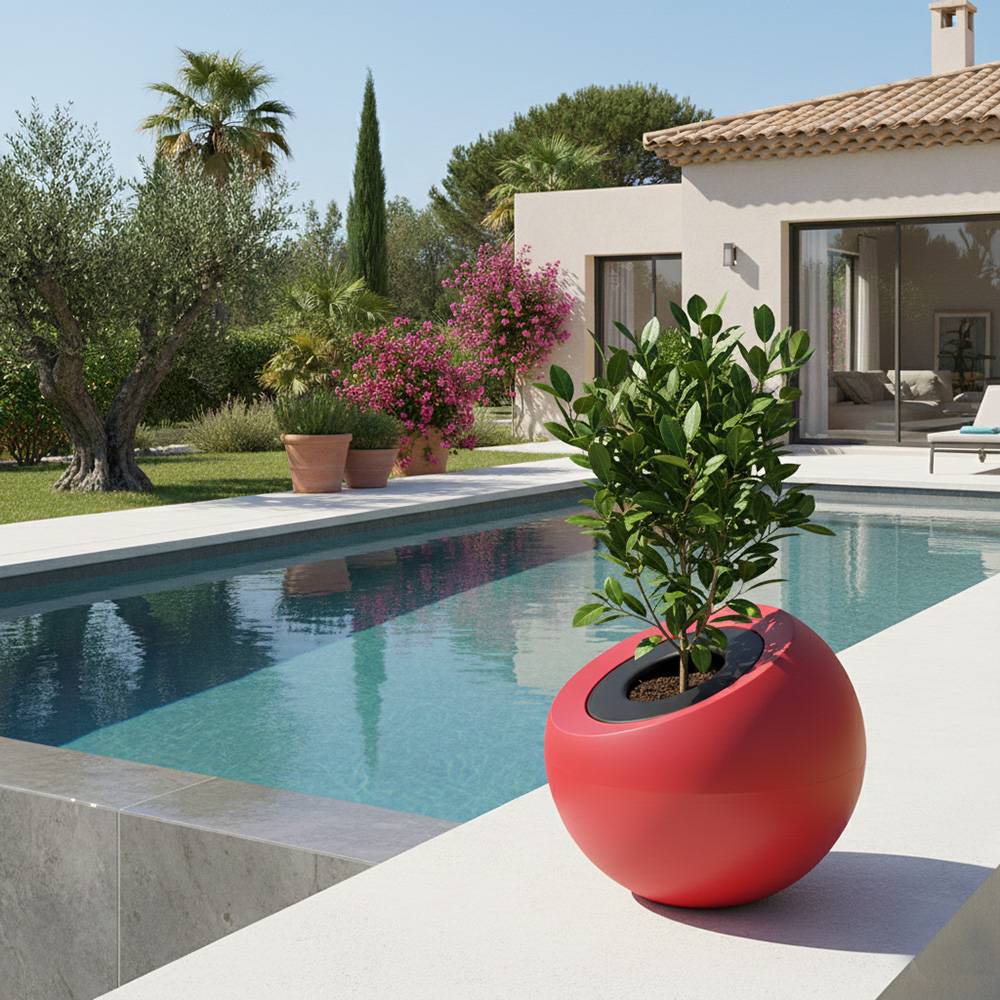 Pot de fleurs dolce vita 300l - plast'up rotomoulage - Image 3