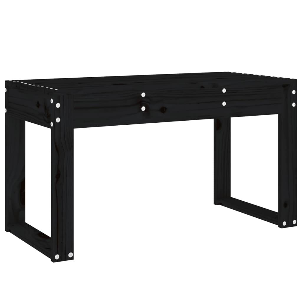 PANGIVO - Banc de jardin bois de pin noir 80 x 38 x 45 cm - PANGIVO - Image 2