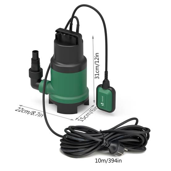Pompe evacuation pour eaux chargees 14000L/h profondeur 7m - Image 5