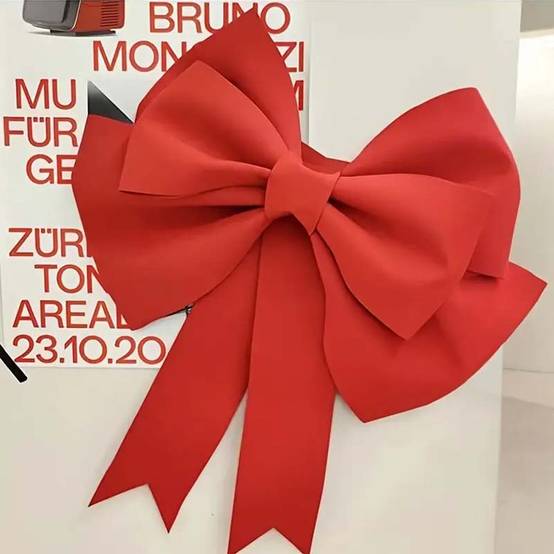 4 pcs Grandes Décorations Nœud Rouge XXL en EVA léger et durable – Déco élégante pour Noël, Mariage, Saint-Valentin, Nouvel An, Maison ou Cadeau - Image 7