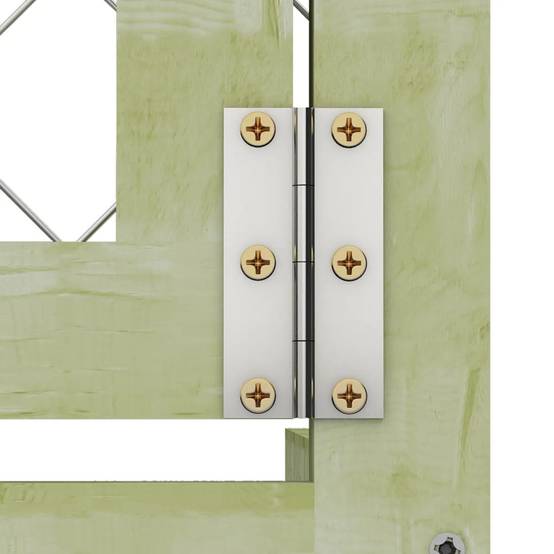 Poulailler Bois Pin Massif Enclos Extérieur Volailles Toit Étanche 200x400x200cm Brun - ComfortXL Outdoor Living - Image 4