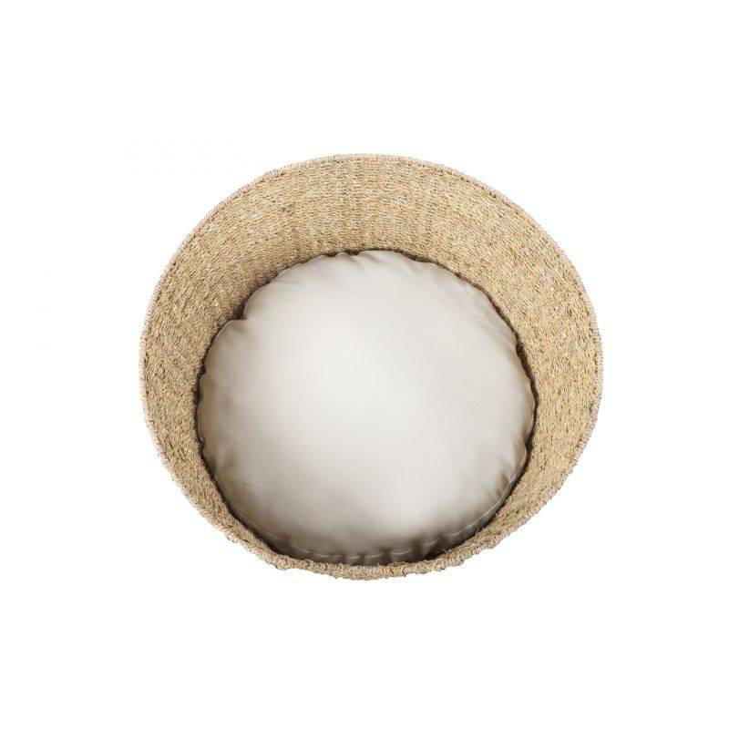 Beau Rivage - Panier rond ATHENA pour chien et chat en jonc de mer coussin écru Beau Rivage - Imagen 4