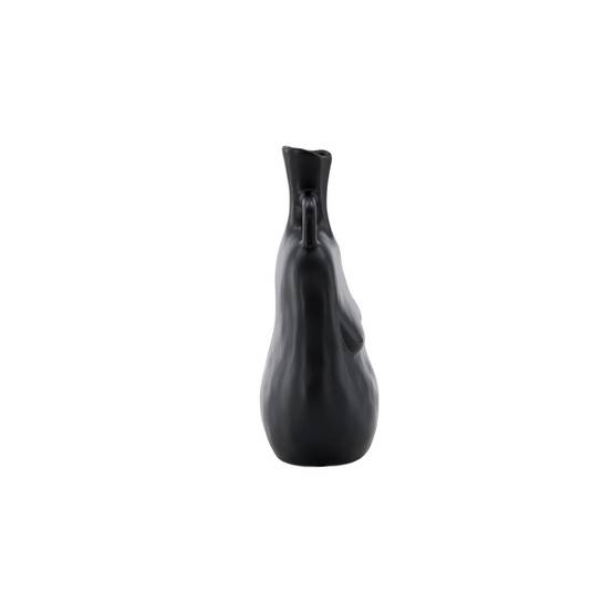 Vase Buste en Céramique "Conta" 25cm Noir - Image 2