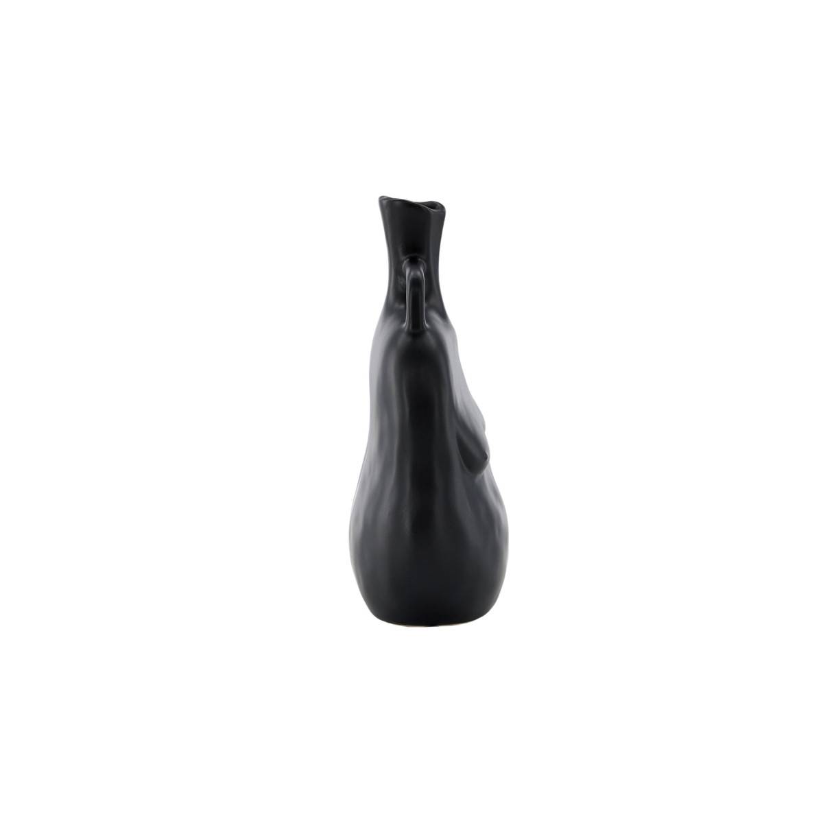 Vase Buste en Céramique "Conta" 25cm Noir - Image 2