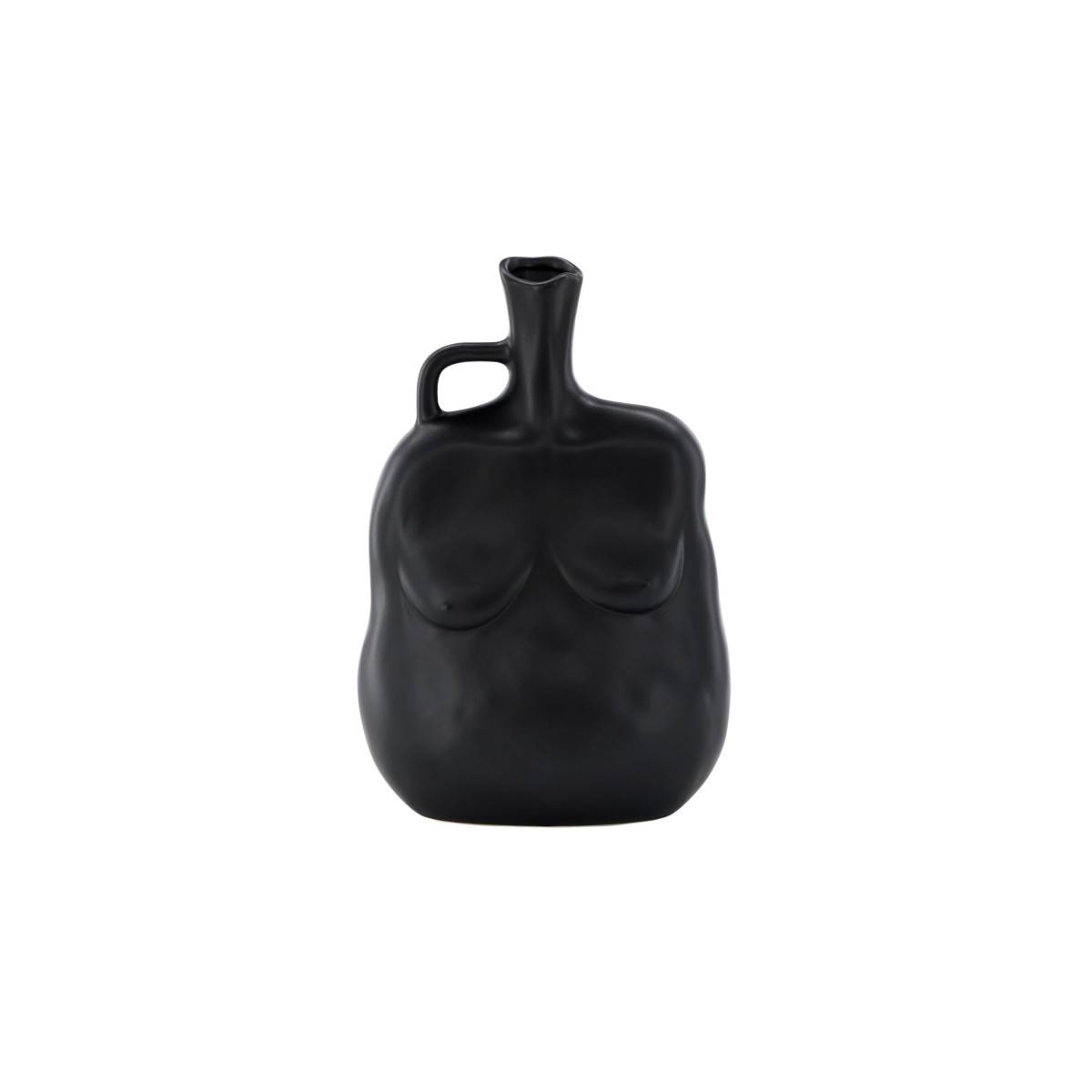 Vase Buste en Céramique "Conta" 25cm Noir - Image 4