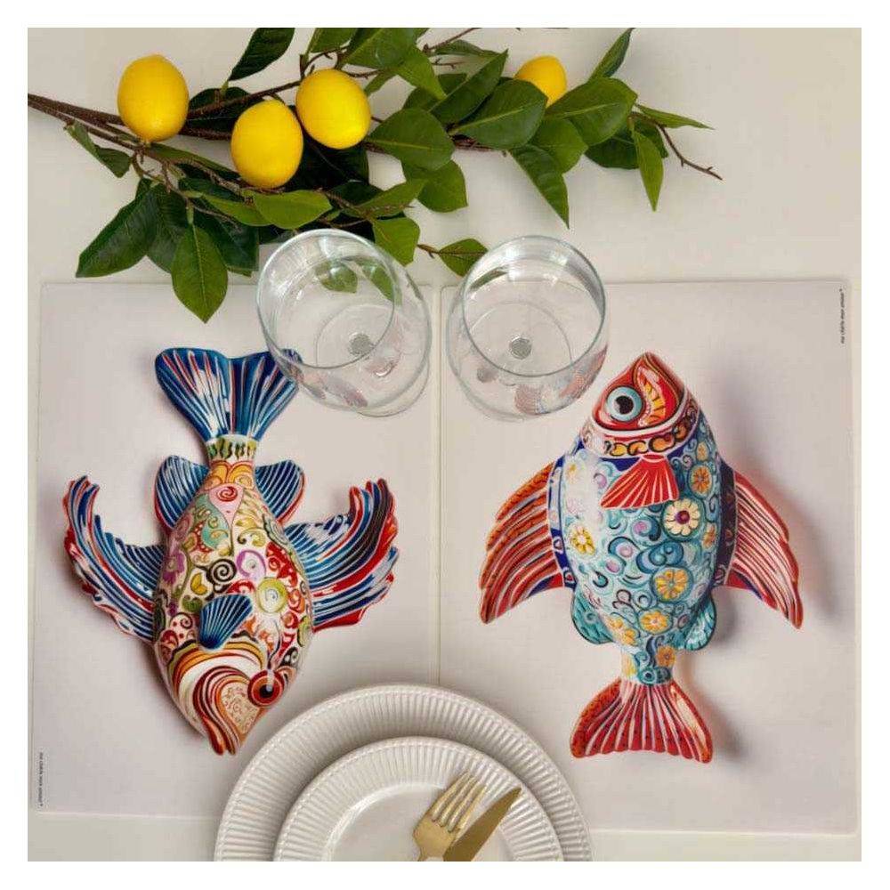 Set de table en vinyle 40 x 30 cm Equateur Lot de 4 sets de table motifs assortis - Imagen 2
