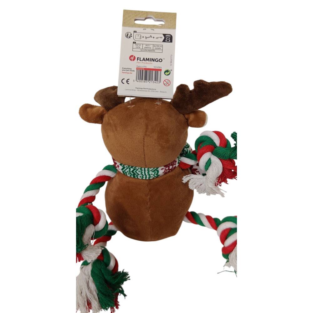 Flamingo - Caribou Vicente Brun 35 cm jeux Noel pour chien - Image 5