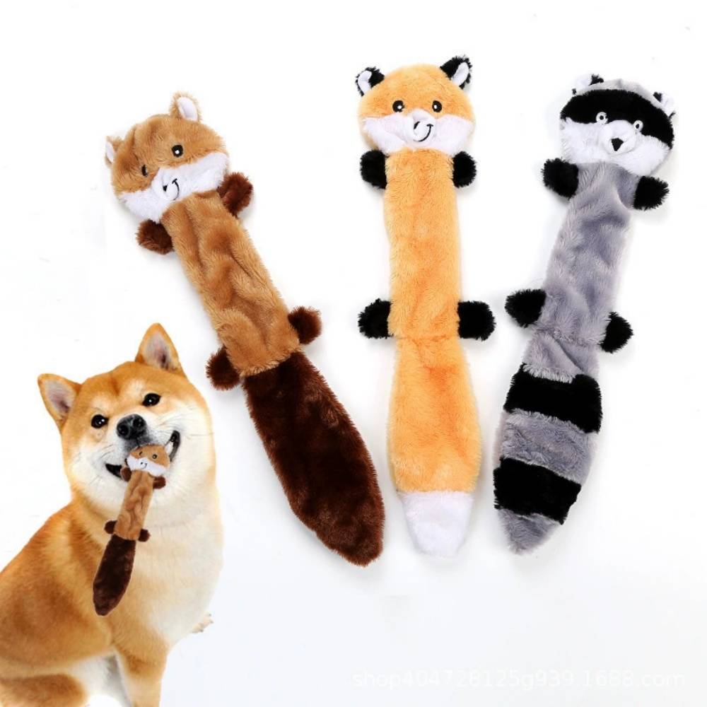 IntiMeg - Lot de 3 jouets couineurs pour chiens non rembourrés Style B IntiMeg - Image 1