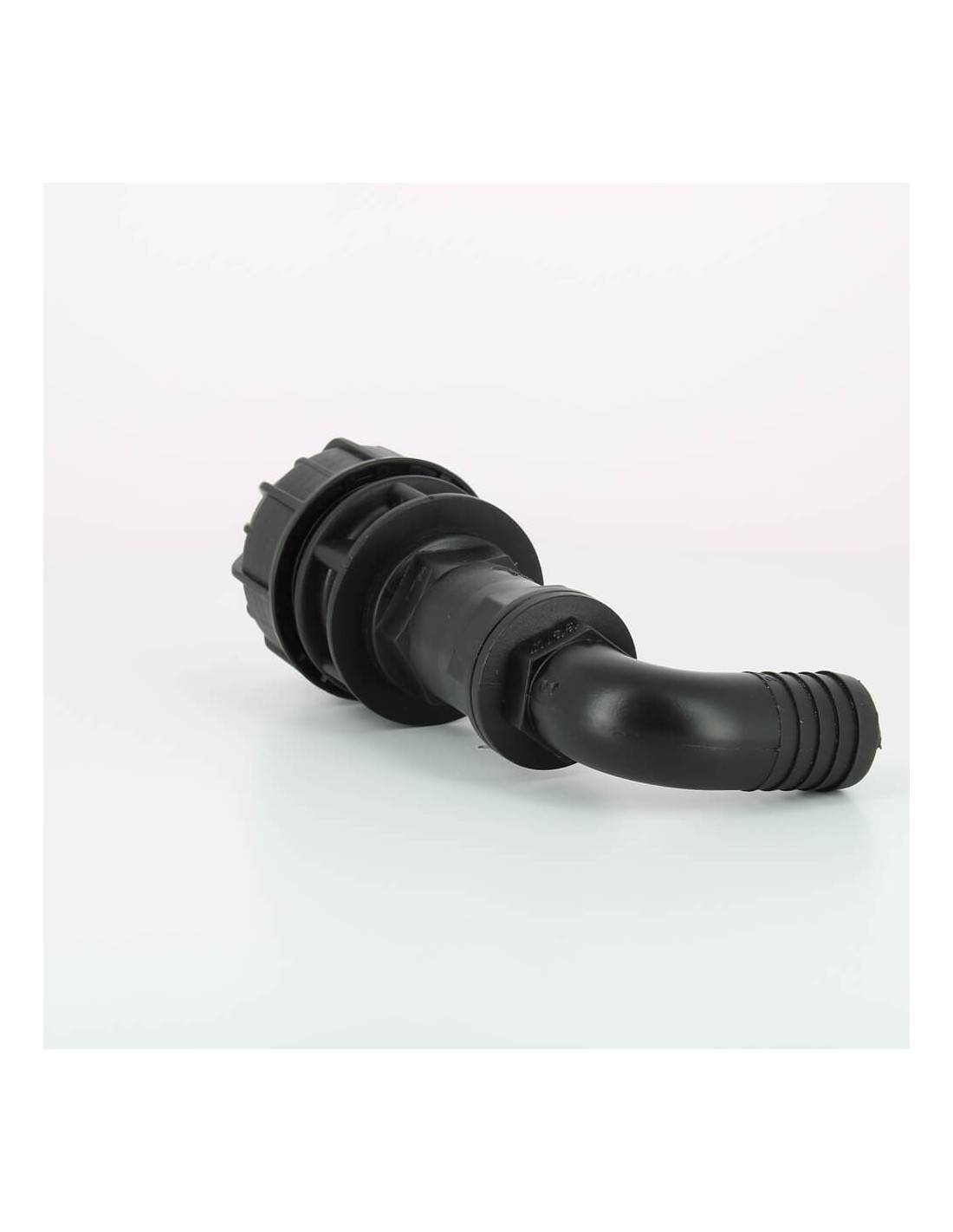 Raccord coudé cannelé 25 mm - kit couplage cuve - Imagen 2