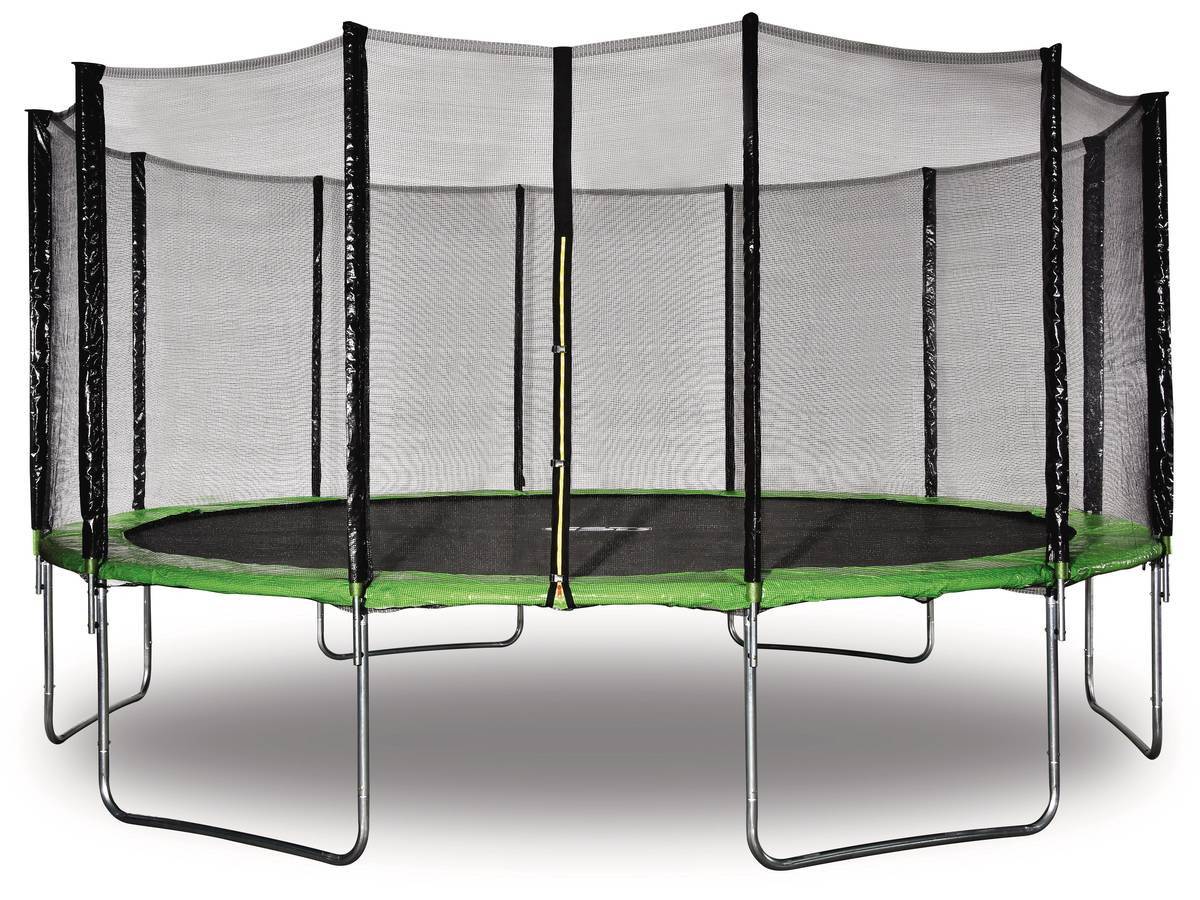 Habitat Et Jardin - Trampoline " Yoopi " - ø 4.90 M - Vert -habitat Et Jardin