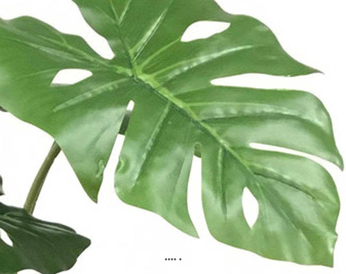 Artificielles - Philodendron artficiel 10 grandes feuilles en pot H 160 cm - Imagen 3