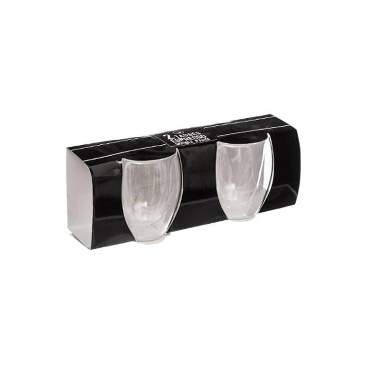 2 Tasses à café double paroi - Verre - Atmosphera - Image 3
