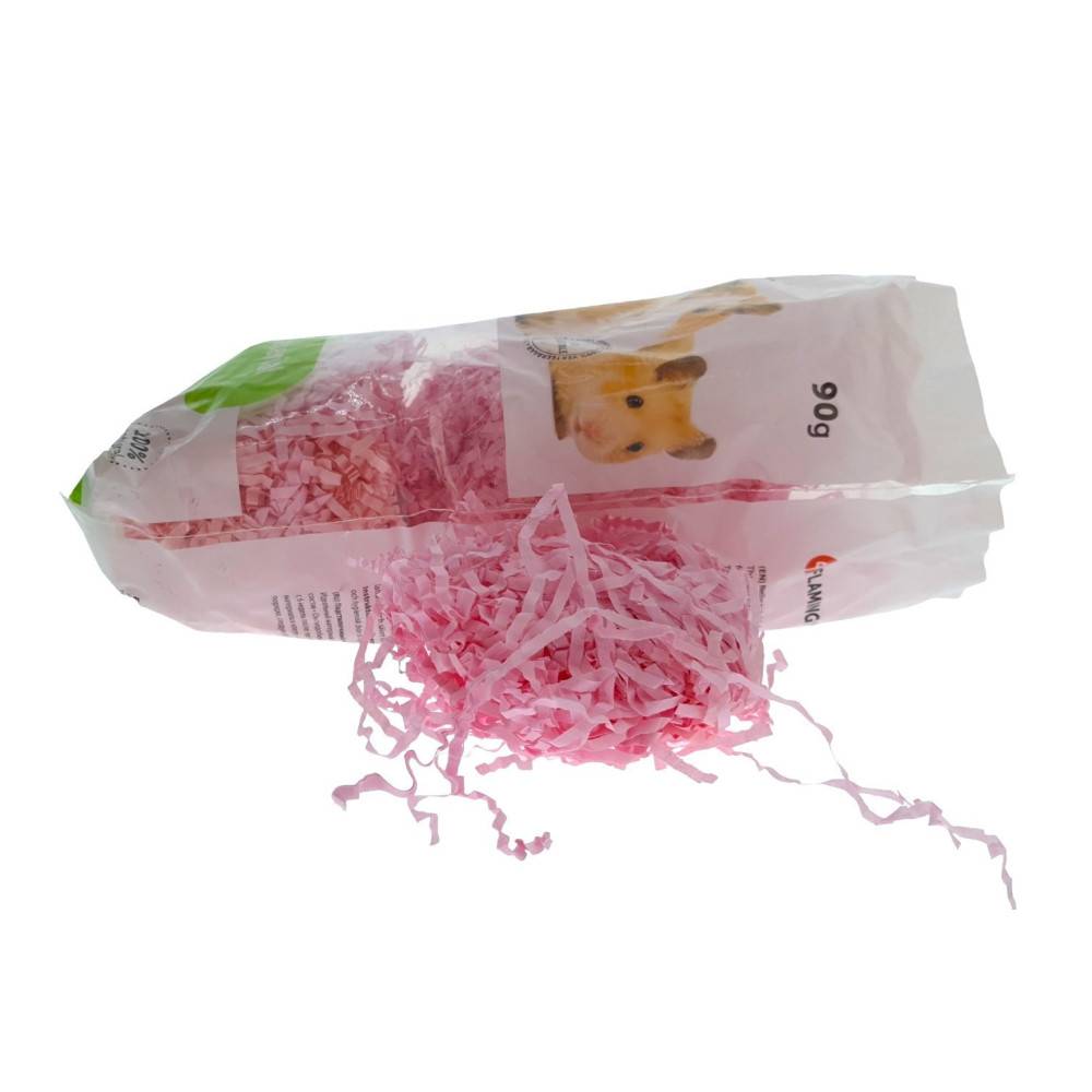 Lit douillet fibre papier sachet de 90 gr couleur aléatoire pour rongeurs - Imagen 3