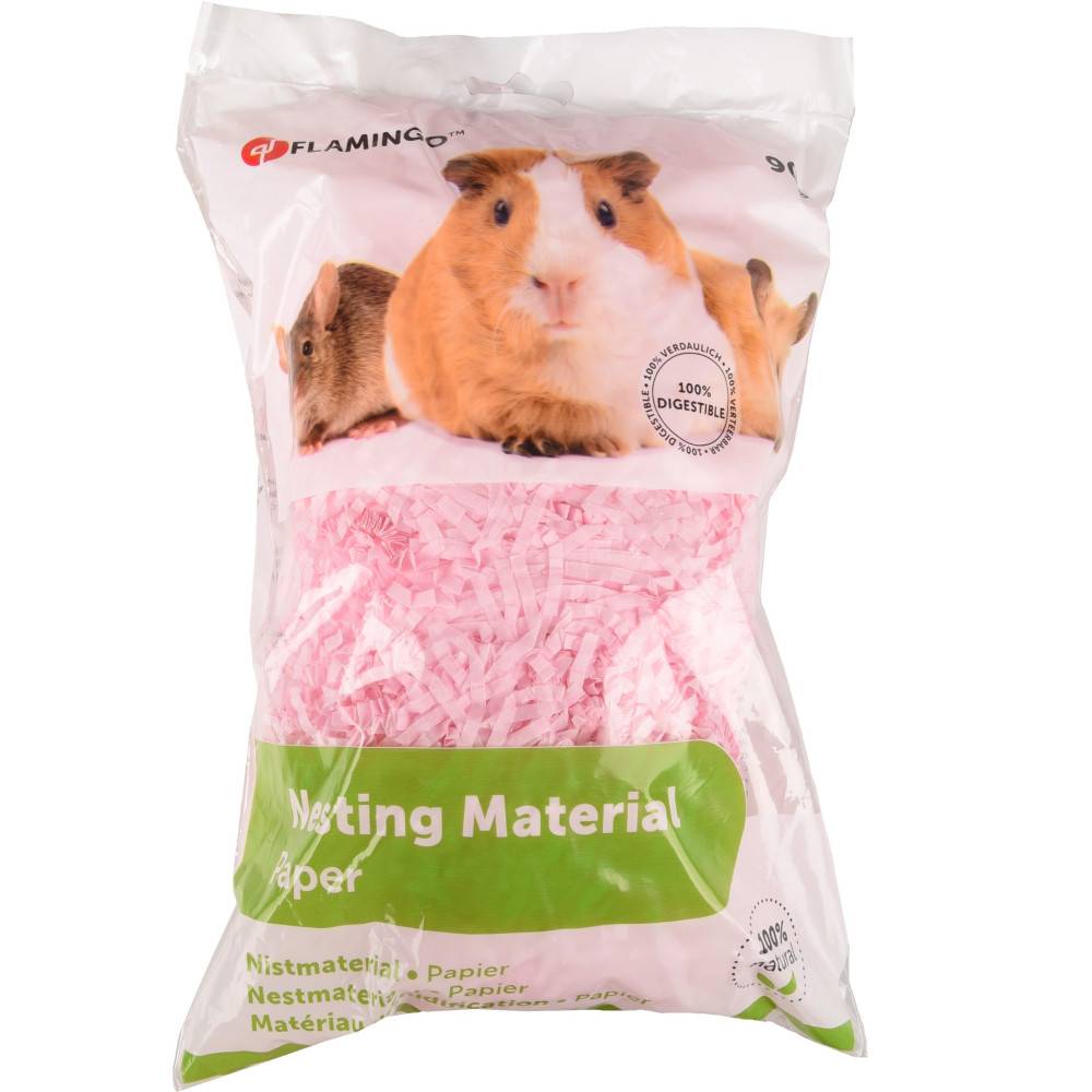 Lit douillet fibre papier sachet de 90 gr couleur aléatoire pour rongeurs - Image 6