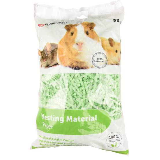 Lit douillet fibre papier sachet de 90 gr couleur aléatoire pour rongeurs - Imagen 7
