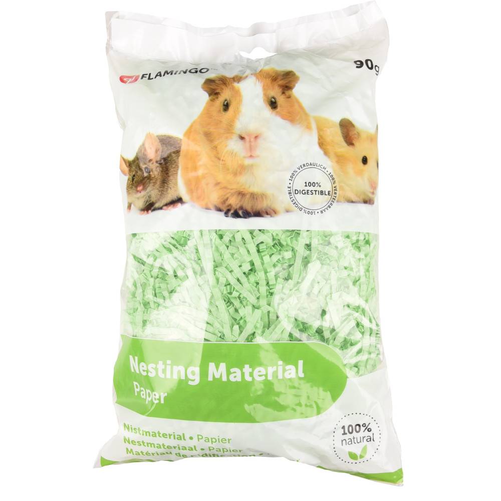 Lit douillet fibre papier sachet de 90 gr couleur aléatoire pour rongeurs - Image 7