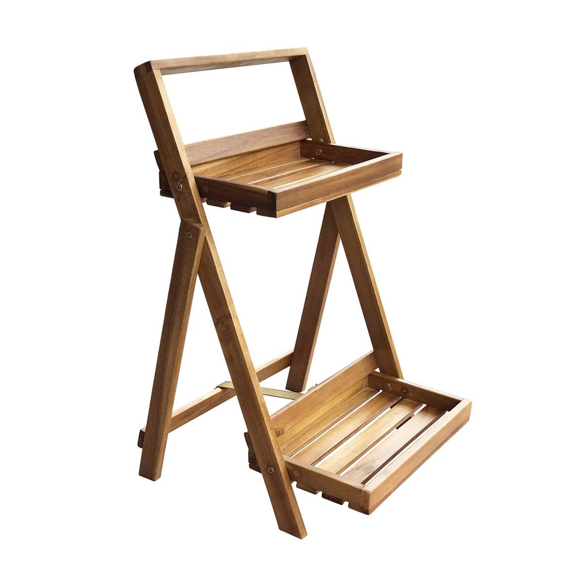Etagère à plantes en acacia - Cémonjardin - Imagen 2