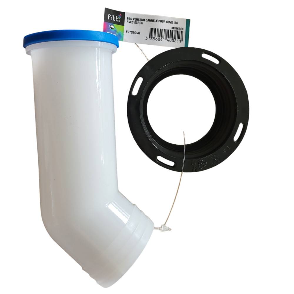 Fitt - Bec verseur cannelé F2″ S60x6 pour cube ibc - Imagen 2