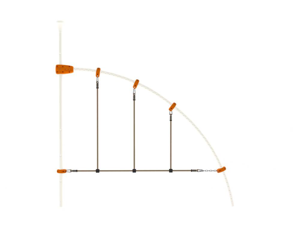 Trigano - Corde Tibetaine pour structure de jeux EVO Trigano
