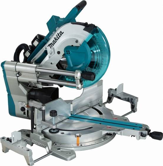 Scie à onglet radiale 36V(2x18V) LXT Ø305 mm - MAKITA - avec 2 batteries 18V 5.0Ah - chargeur - module AWS - DLS211PT2U - Image 2