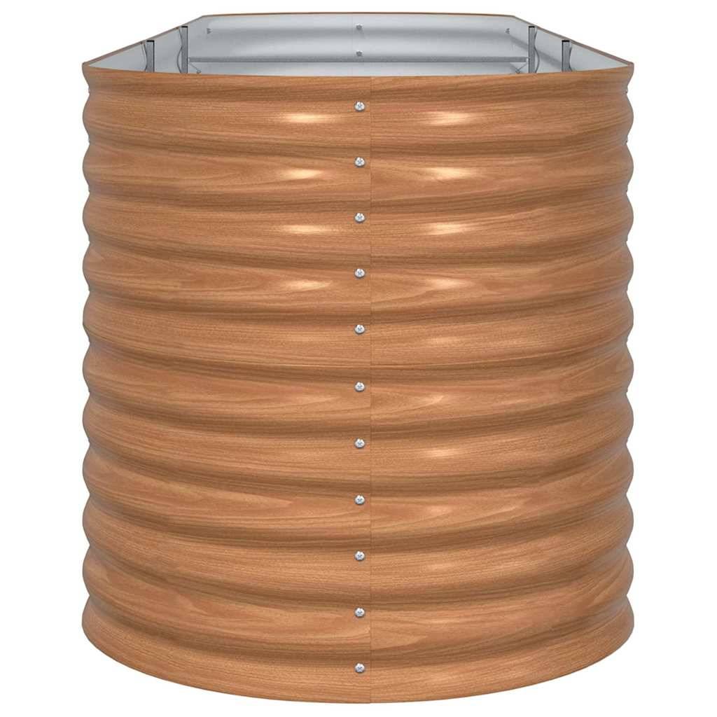 ComfortXL - Bac Potager Rectangulaire sur Pieds 320cm en Acier Marron, Jardinière Haute de Jardin – ComfortXL Outdoor Living - Image 6