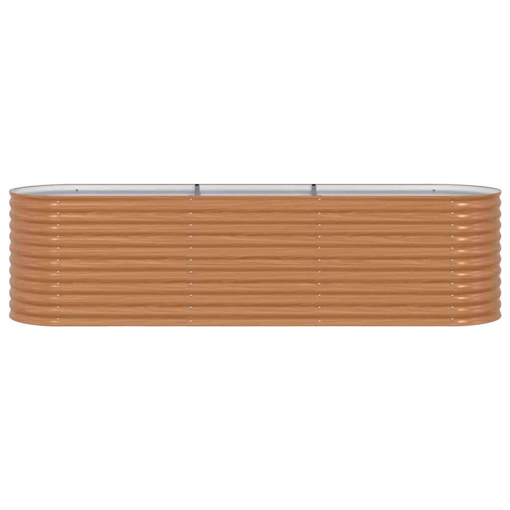 ComfortXL - Bac Potager Rectangulaire sur Pieds 320cm en Acier Marron, Jardinière Haute de Jardin – ComfortXL Outdoor Living - Image 5