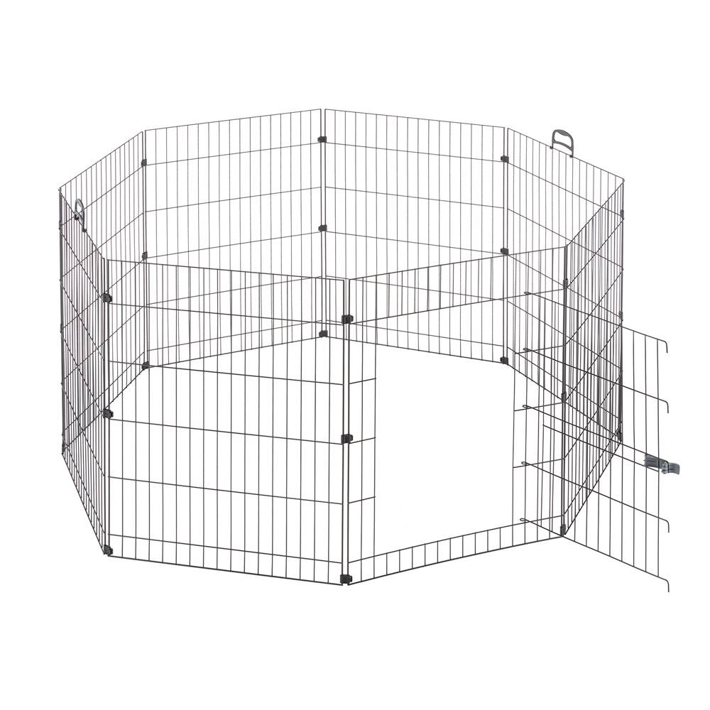 Ferplast - Ferplast Enclos Lapin FREERUN MEDIUM, Lapins, Cochon d'Inde, Cloture, Enclos pour Lapins, Animaux Domestiques, Diamètre 140 x 76,5 cm, avec Poignées - Imagen 1