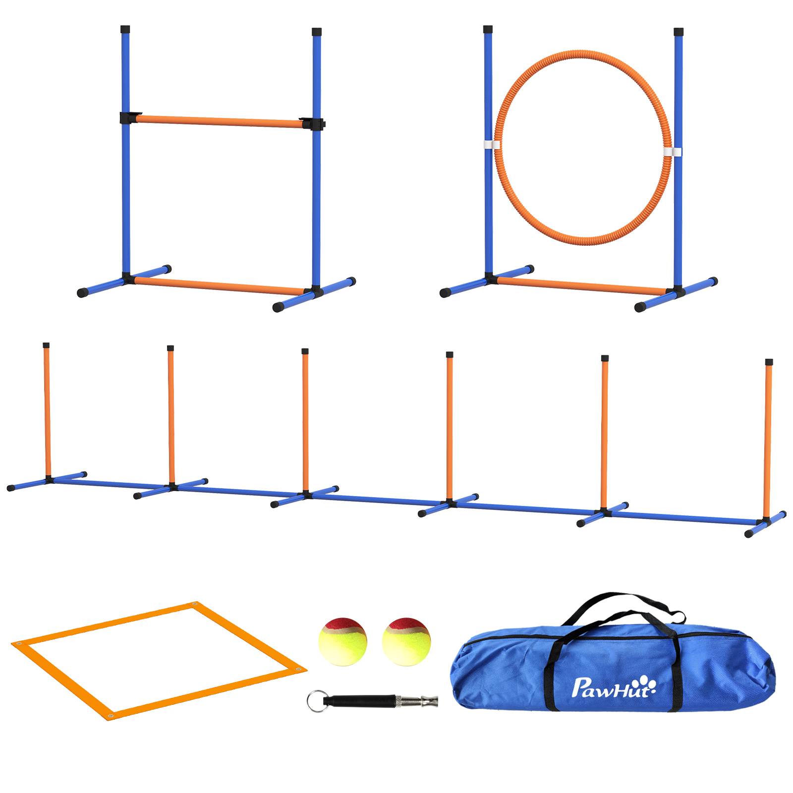 Kit d'agilité pour chien plastique multicolore 352 x 66 x 69 cm - PANGIVO - Image 2