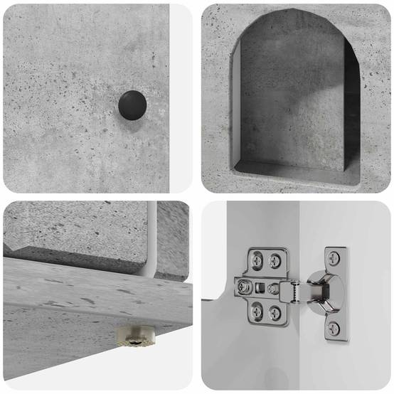 Chatiere bois gris 85 x 55 x 50,5 cm - Prolenta premium p367.2 - Image 10