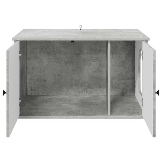 Chatiere bois gris 85 x 55 x 50,5 cm - Prolenta premium p367.2 - Image 6
