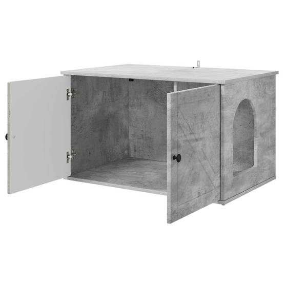 Chatiere bois gris 85 x 55 x 50,5 cm - Prolenta premium p367.2 - Image 5