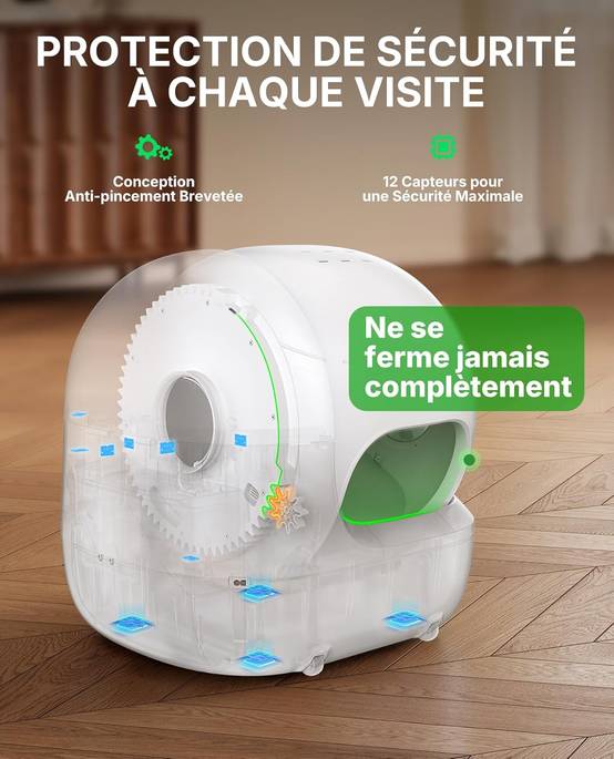 Petkit - Litière automatique pour chat Purobot Max Pro 2.0 avec caméra IA entrée élargie - Petkit - Image 5