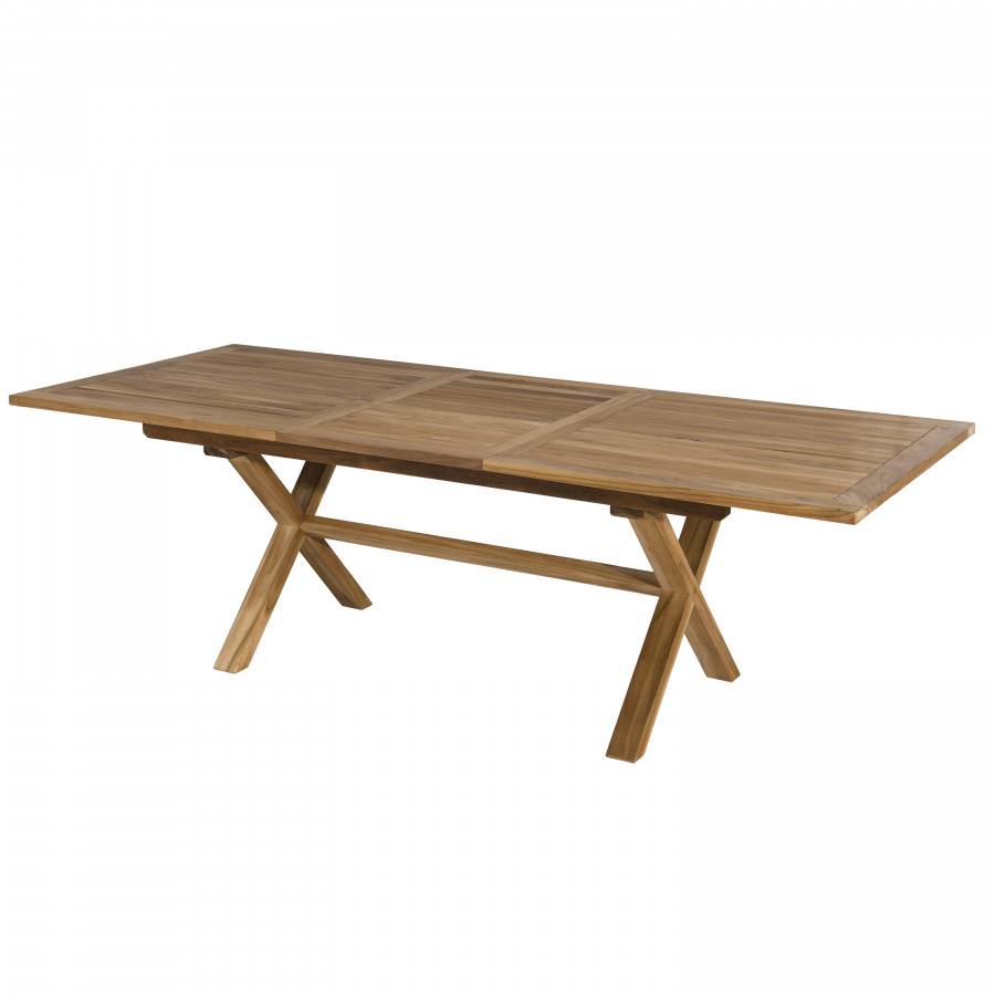 Macabane - MALO - SALON DE JARDIN 6 PERS. - 1 table rectangulaire 180x100cm et 6 chaises beiges et noires - Imagen 6