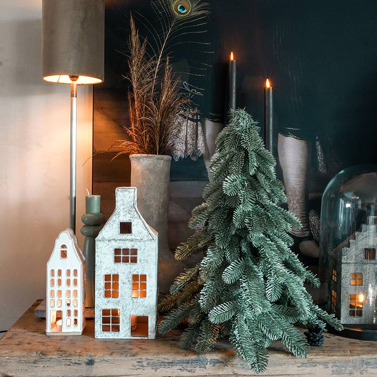 Petit sapin de Noël artificiel de table 50 cm - Nobilis - Little Grove - Image 2