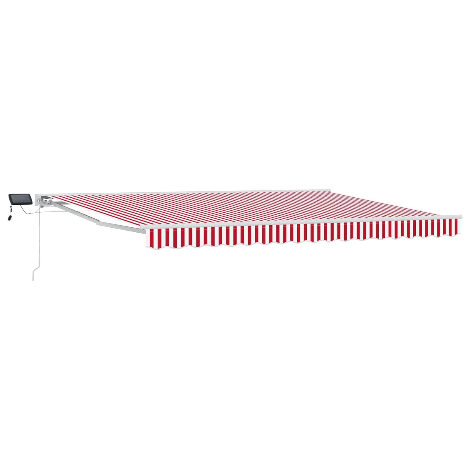 Store manuel avec LEDs Rouge et Blanc 5 x 3 m - PANGIVO - Jardiland