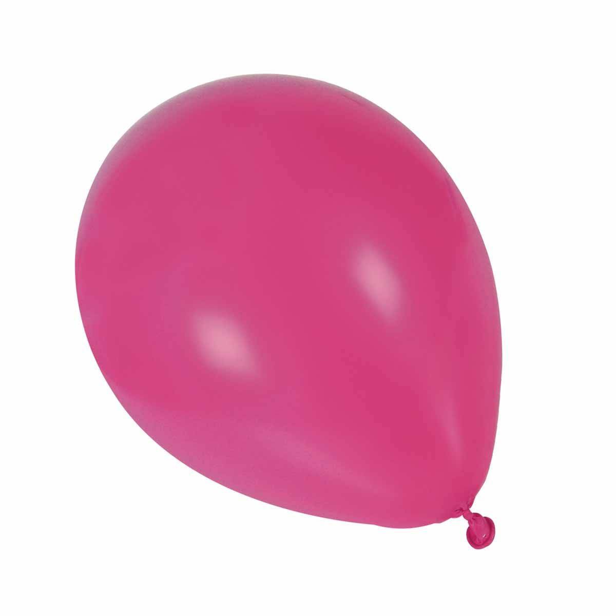 Lot de 10 Ballons en Latex "Gonflables" 30cm Fuchsia - Imagen 1
