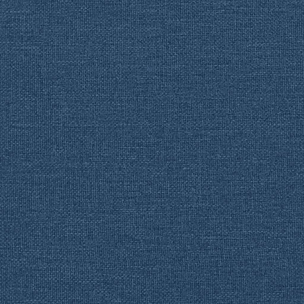 Bain de soleil - Transat - Chaise longue de massage avec coussins bleu tissu - MEUBLE PRO - Imagen 10