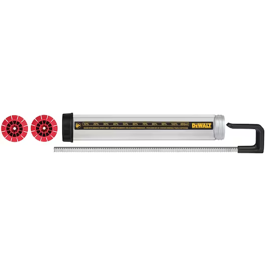 Tube long transparent pour pistolet à mastic - DEWALT - DCE5801-XJ - Image 3
