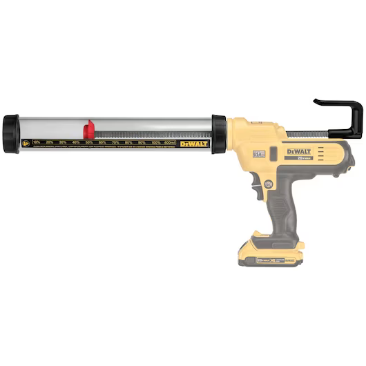 Tube long transparent pour pistolet à mastic - DEWALT - DCE5801-XJ - Imagen 1