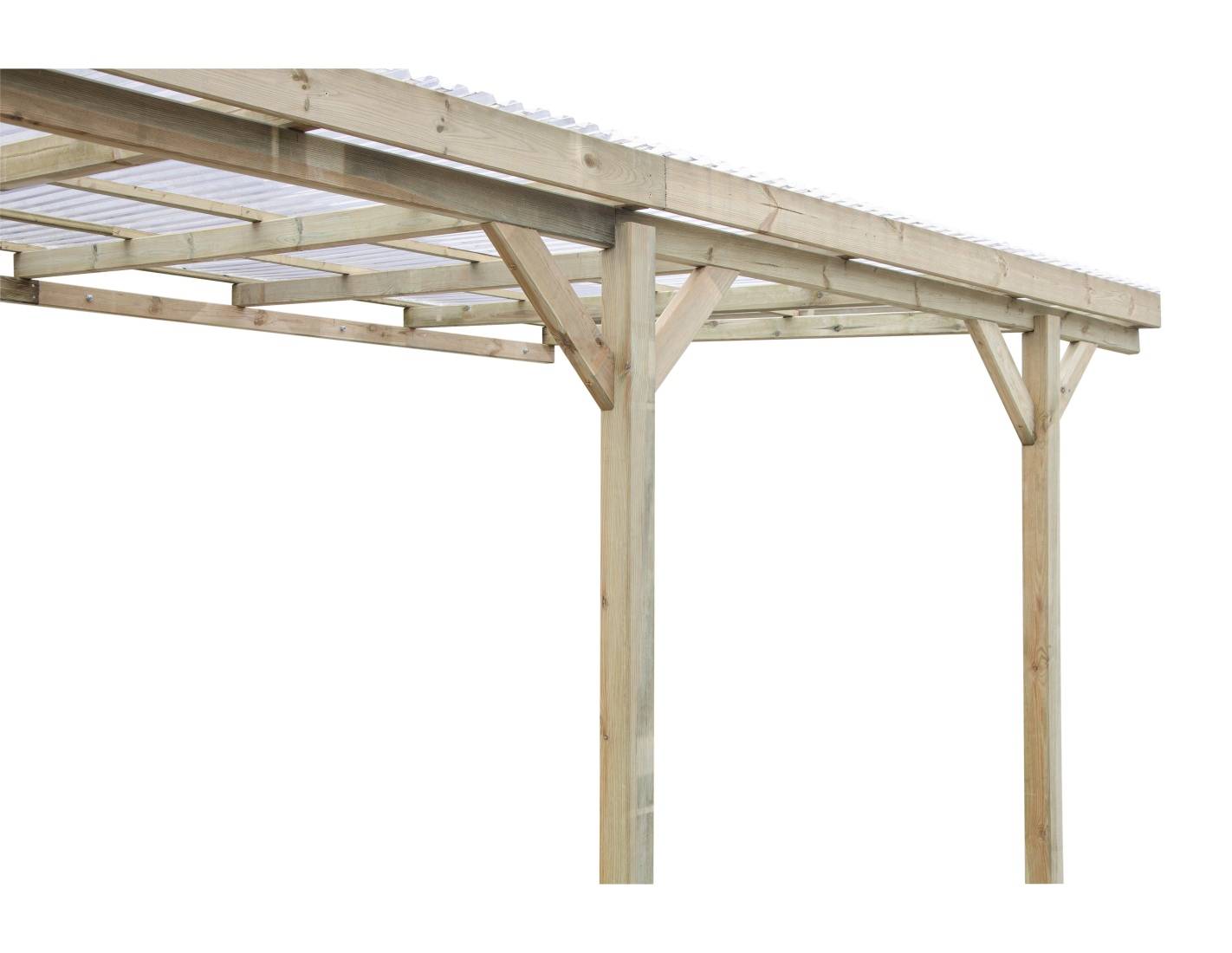 Altanka - Carport, abri de voiture  3x5.24 m - 15 m2 - couverture PVC  - CAR7-2PVCTR - ALTANKA - Image 8