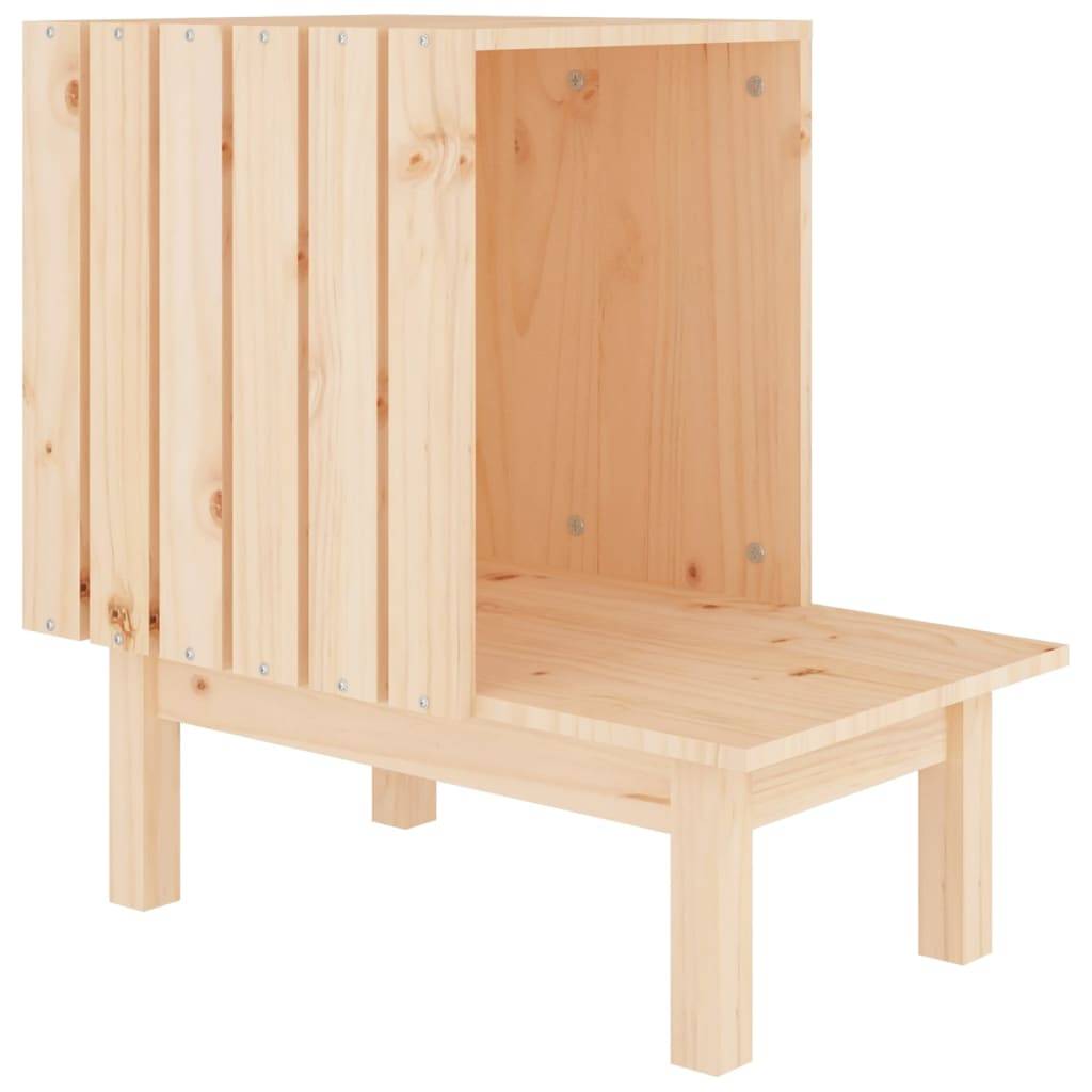 Chatiere bois marron  60 x 36 x 60 cm  - Prolenta premium p340.6 - Image 1