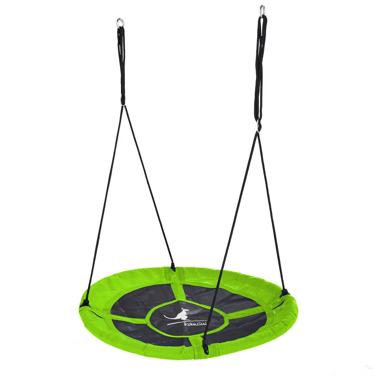 Kangui - Balançoire ronde nid d'oiseau Ø100 cm - Vert - Charge 150 kg Kangui - Imagen 1