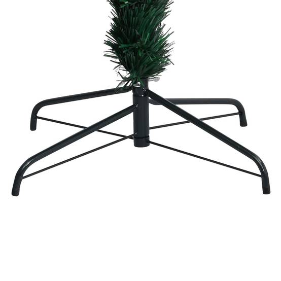 ComfortXL - Sapin de Noël lumineux fibre optique PVC décoration festive Vert 240 cm – ComfortXL Outdoor Living - Image 9