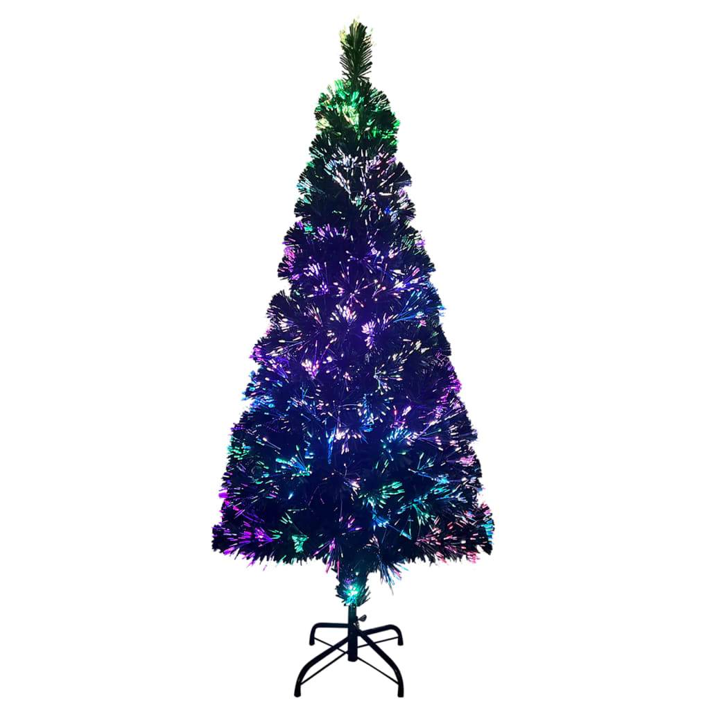 ComfortXL - Sapin de Noël lumineux fibre optique PVC décoration festive Vert 240 cm – ComfortXL Outdoor Living - Image 3